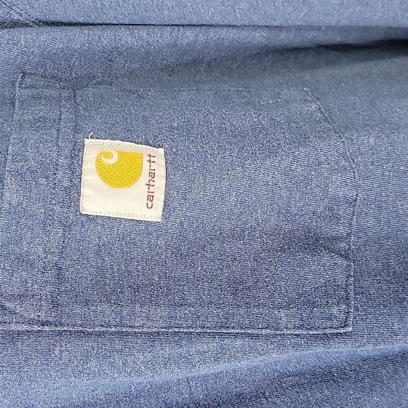 CARHARTT Men's Blue Original Fit One Pocket T Shirt Size 3 XL - Picture 3 of 6